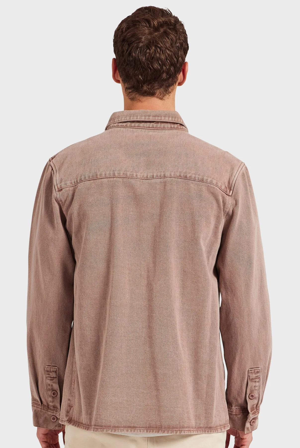 Essential Overshirt in Rose Tan