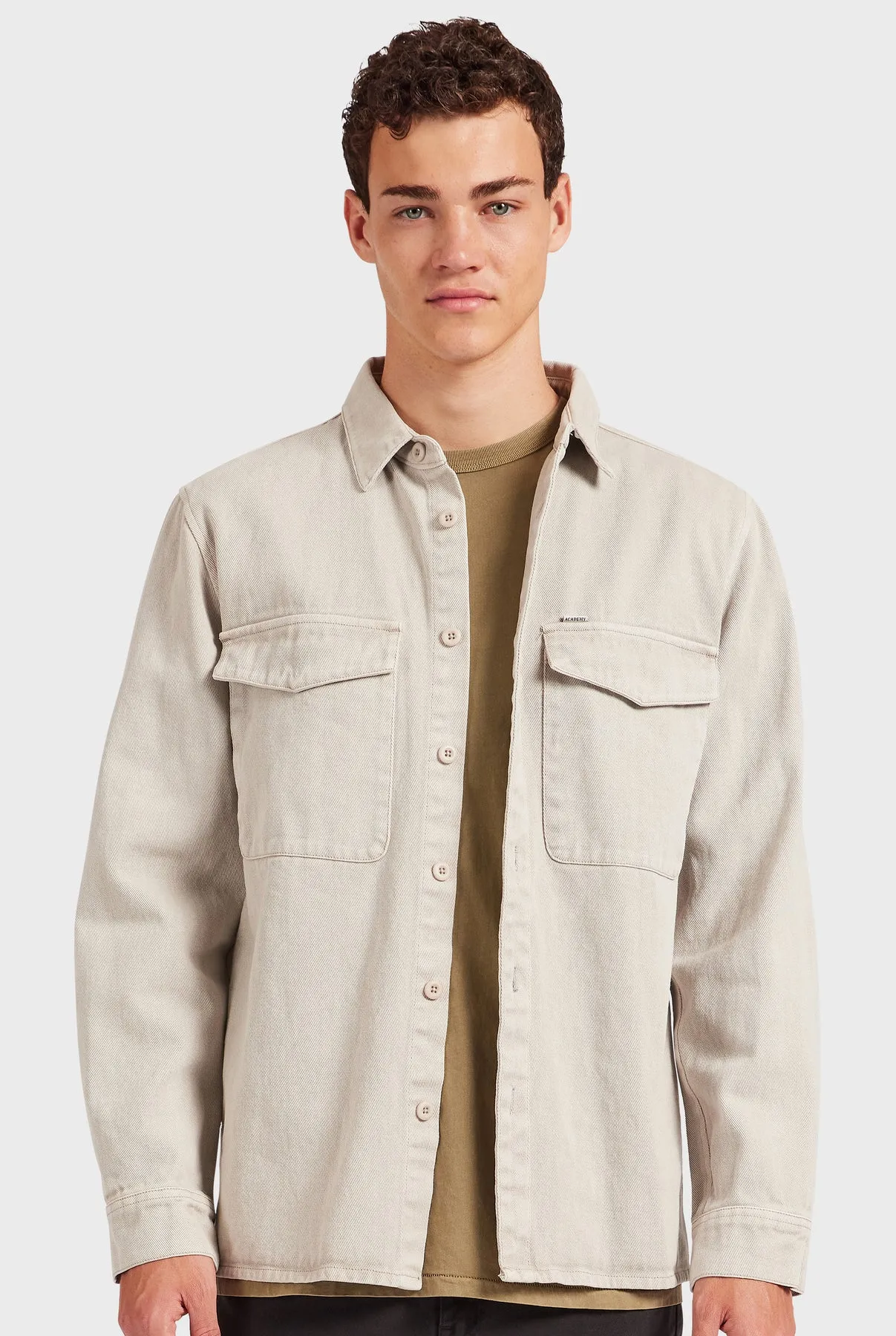 Essential Overshirt in Vapour Grey