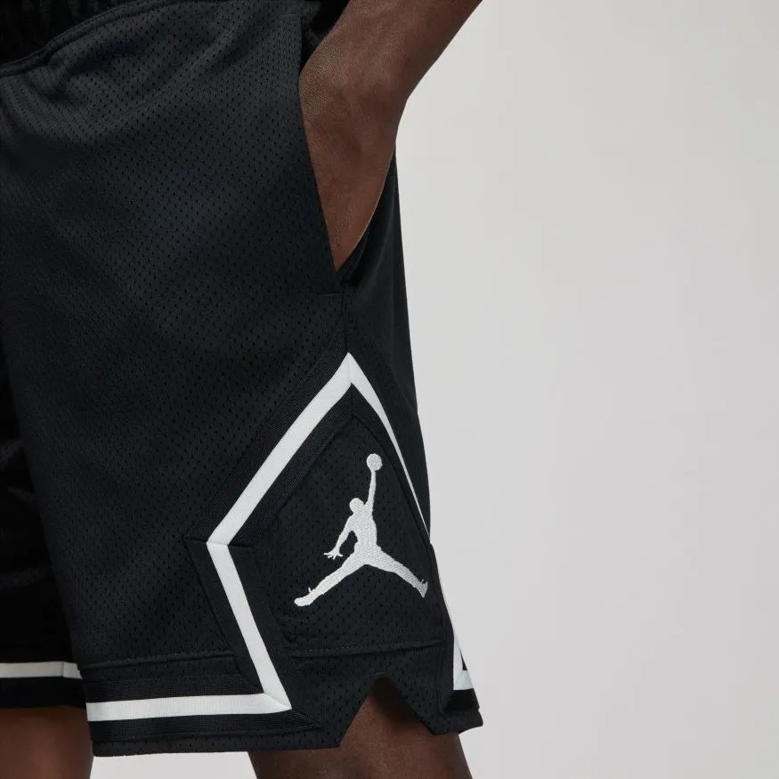 ESSENTIALS DIAMOND MESH SHORTS "BLACK"