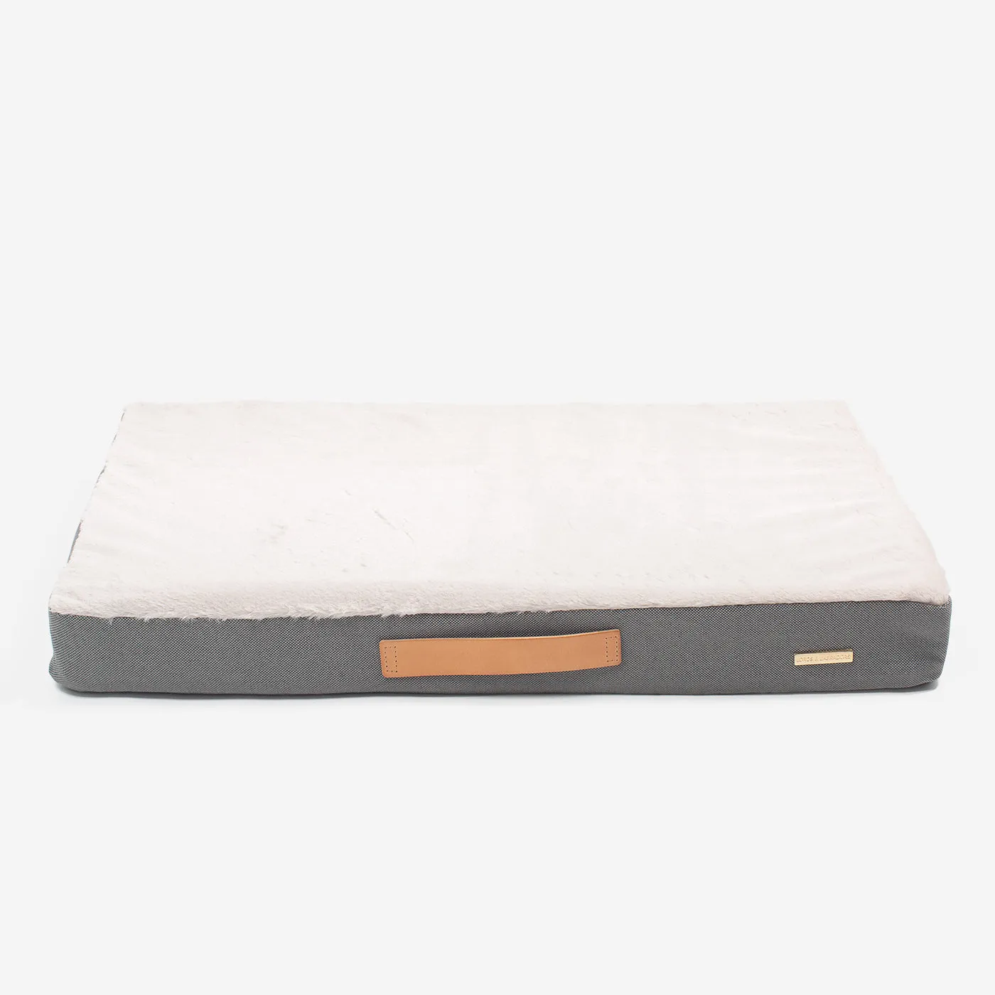 Essentials Twill Orthopaedic Mattress in Slate by Lords & Labradors