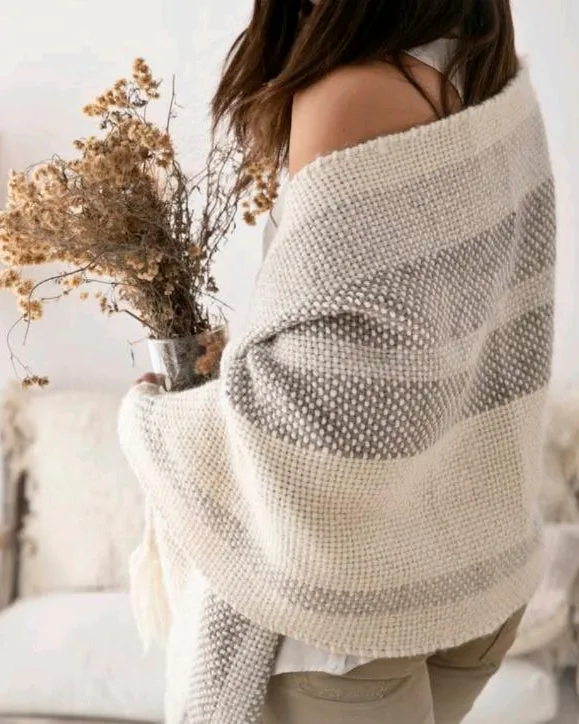 Estancia Handmade Merino Wool Throw Shawl