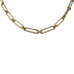 Estate 10k Yellow Gold 13.5" Watch Chain