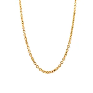 Estate Yellow Gold Fancy Link Necklace