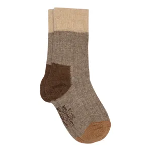 ESTHER CASHMERE CONTRAST - Beige - Brown