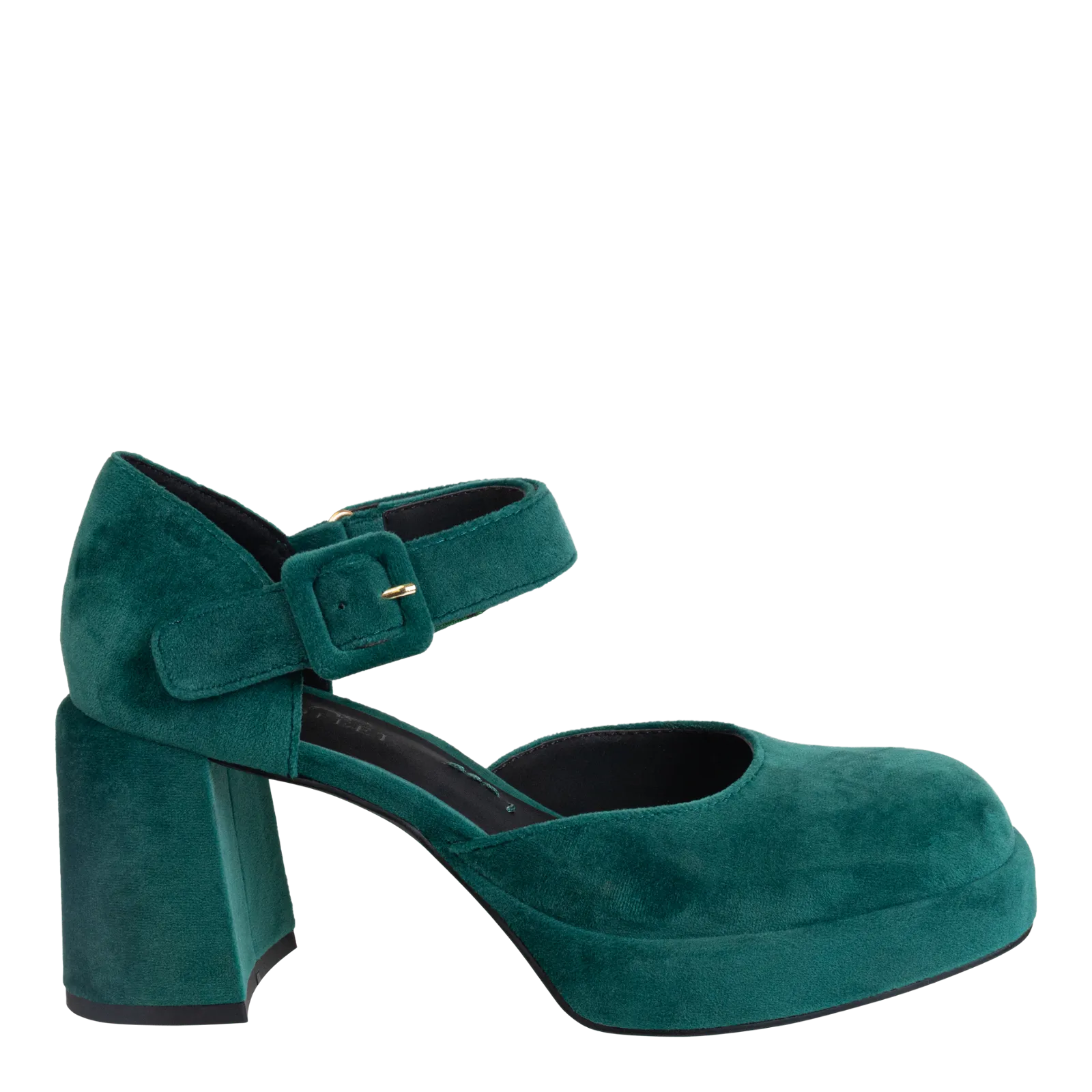 ESTONIA in EMERALD Heeled Clogs