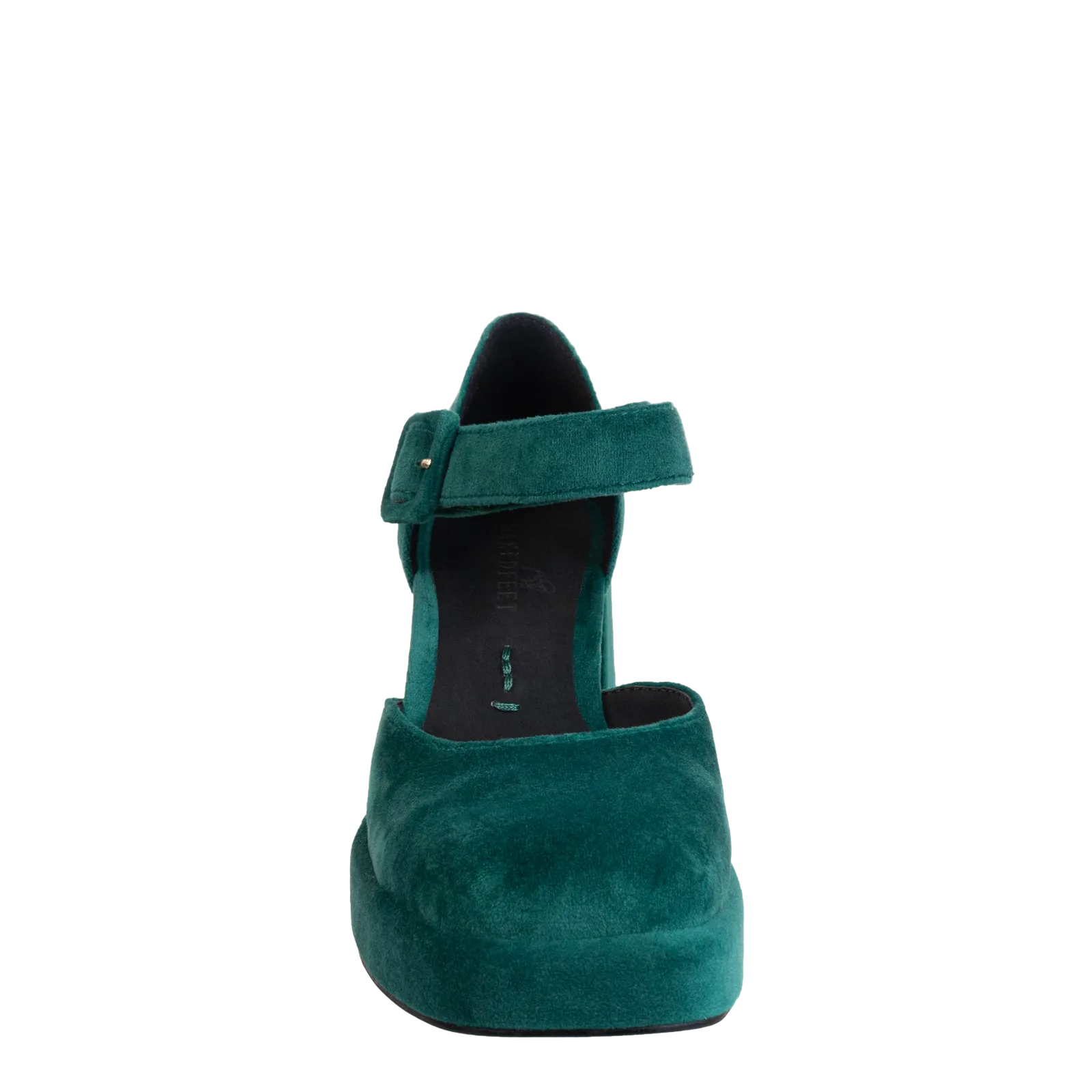 ESTONIA in EMERALD Heeled Clogs