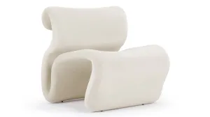 Etcetera - Etcetera Chair, Champagne Velvet