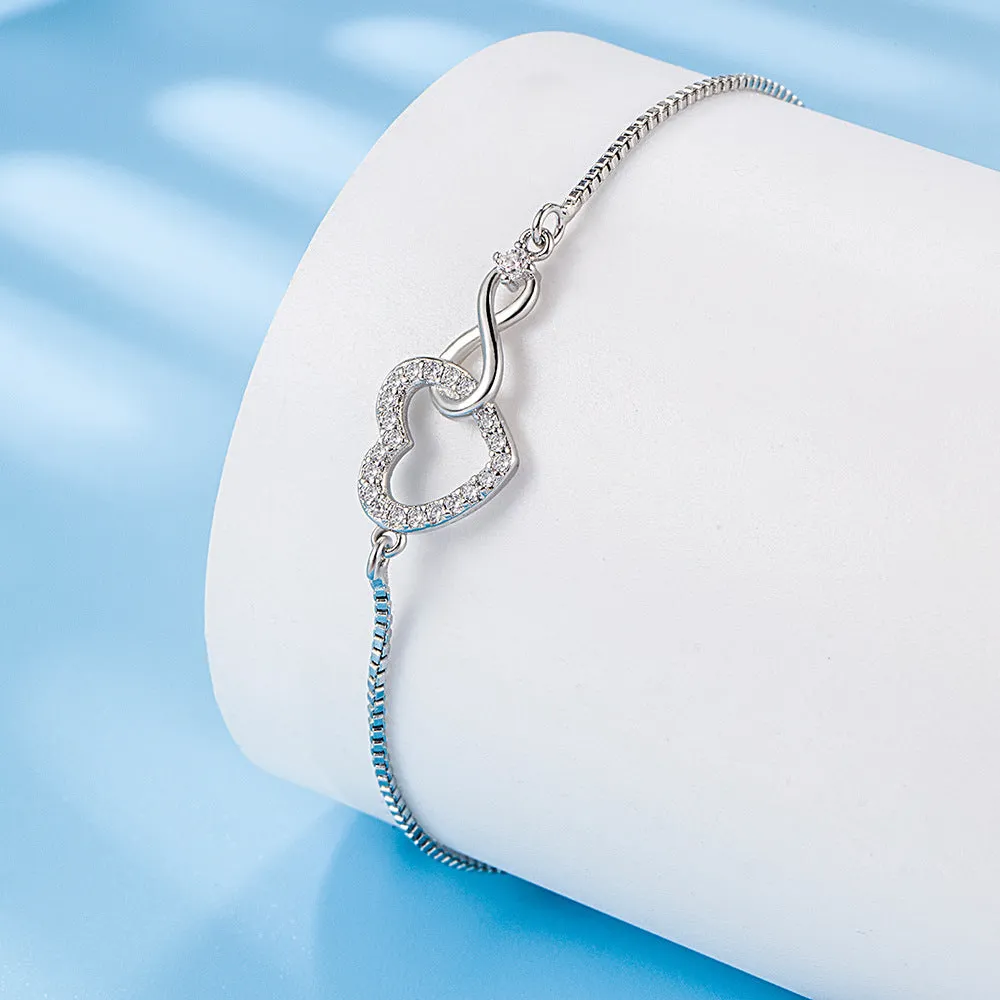 Eternal Love Heart Bracelet