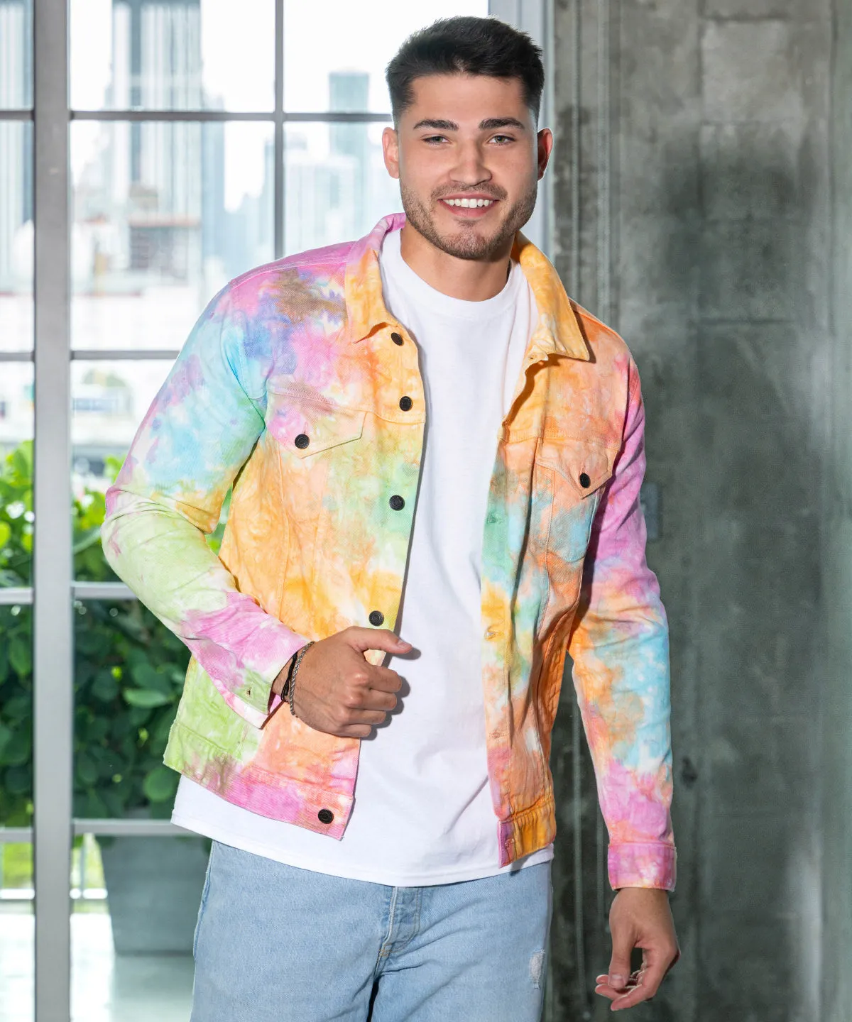 Eternity - Tie-dye denim jacket