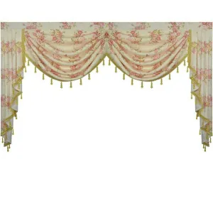 Ethan Flower Pastoral Printed Valance