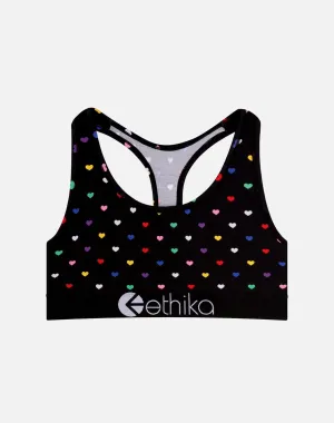 Ethika XOXO HEARTS SPORTS BRA