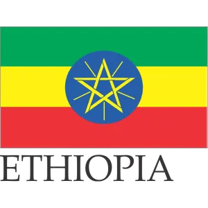 Ethiopia Embroidered Badge