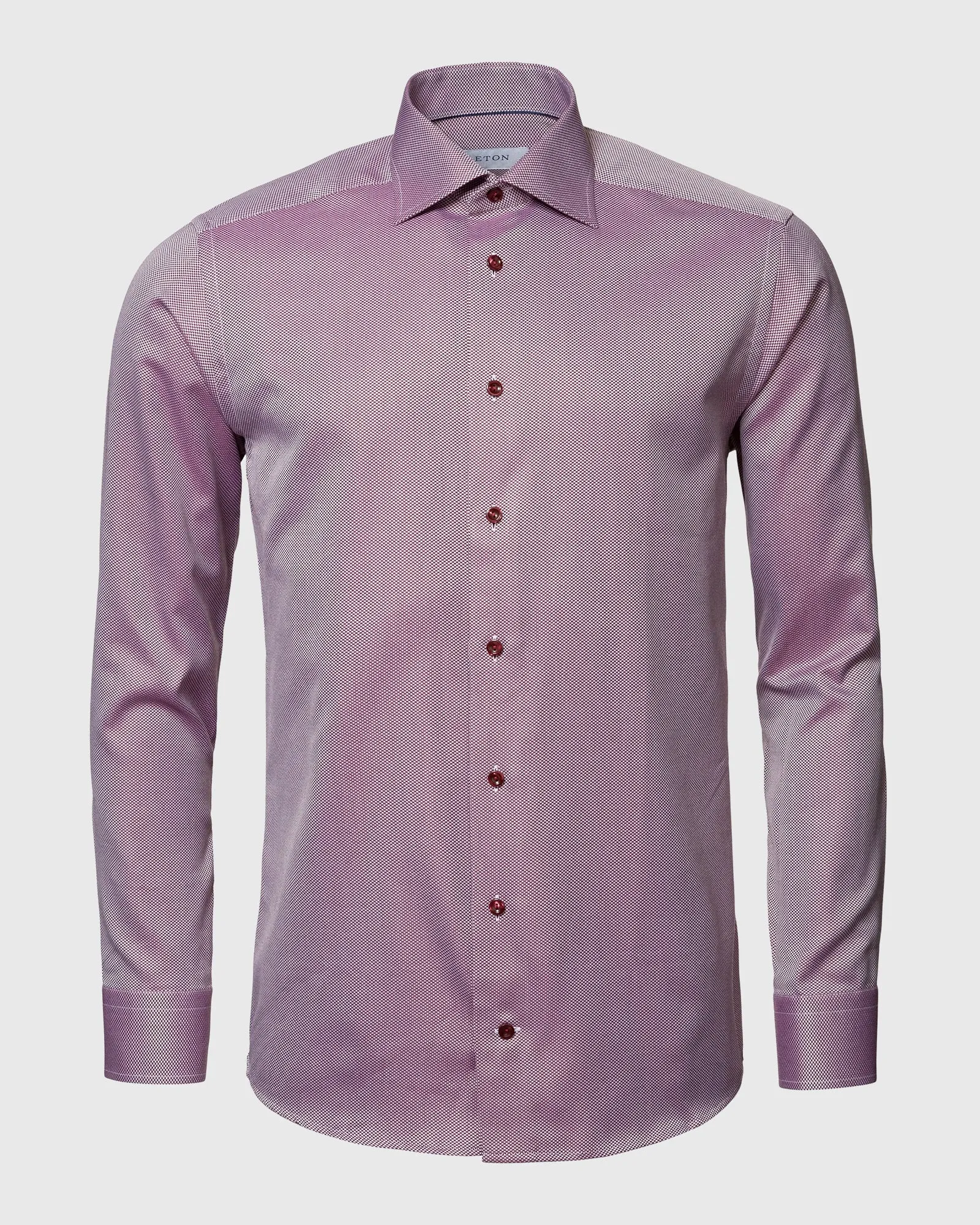 ETON 10000234659 MAROON SLIM SC SHIRT