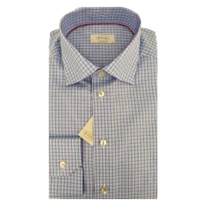 ETON Sky Blue Check Contemporary Fit Shirt