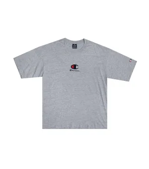 EU Line Crewneck T-Shirt Gray