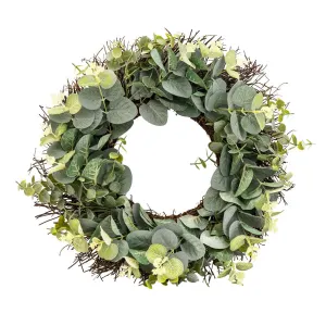 Eucalyptus and Foliage Green Wreath