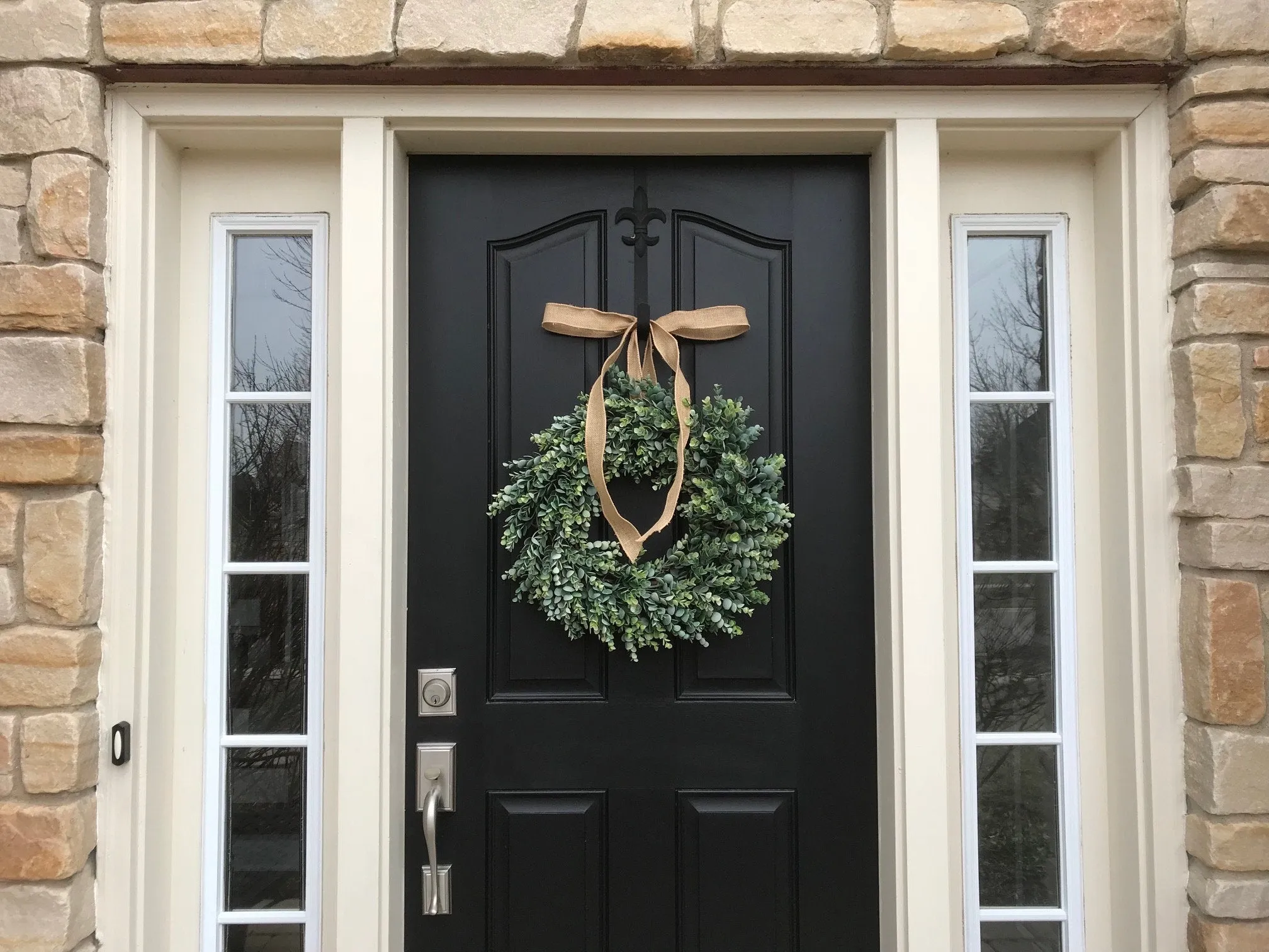 Eucalyptus Wreath with Burlap