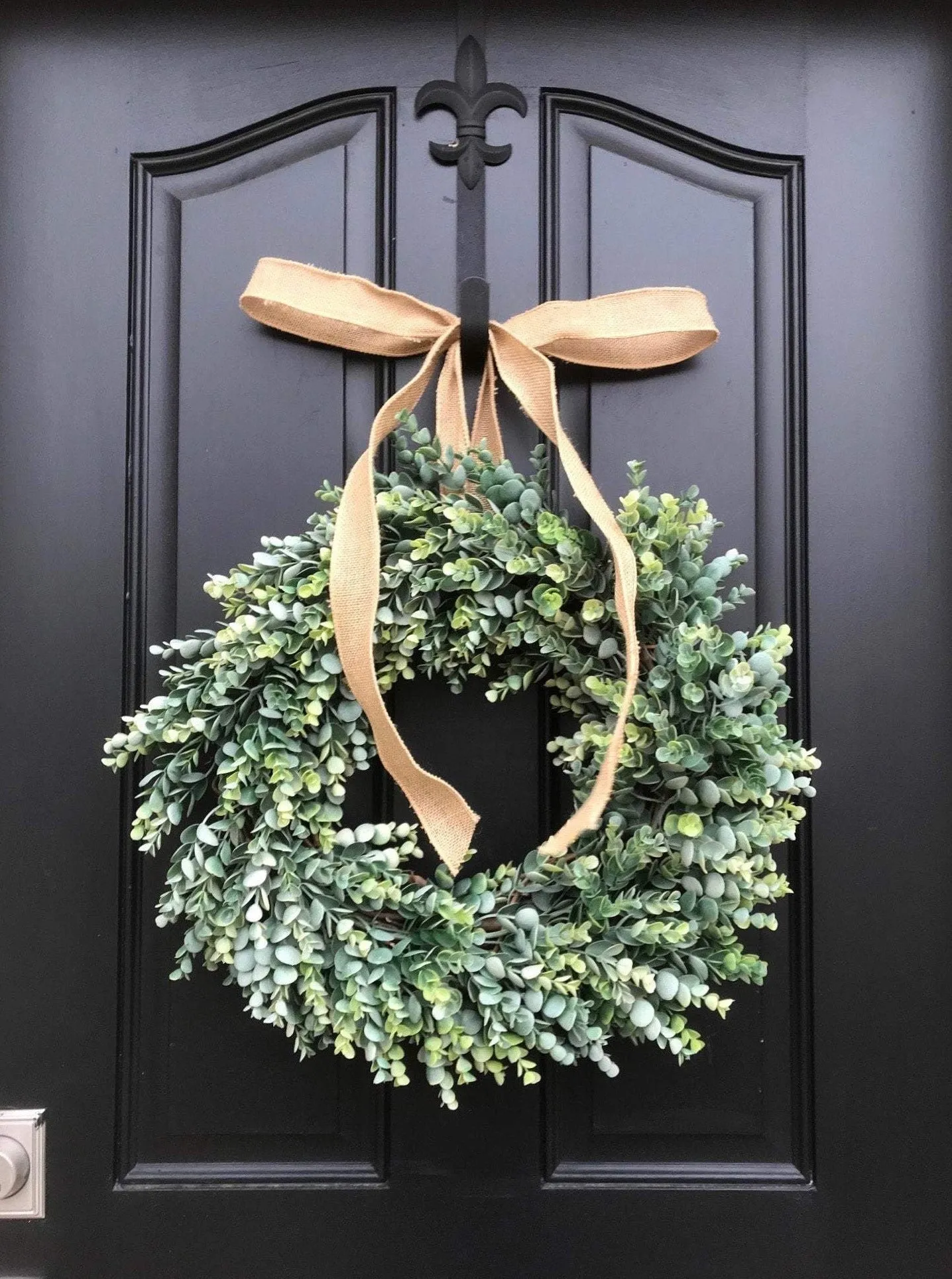 Eucalyptus Wreath with Burlap