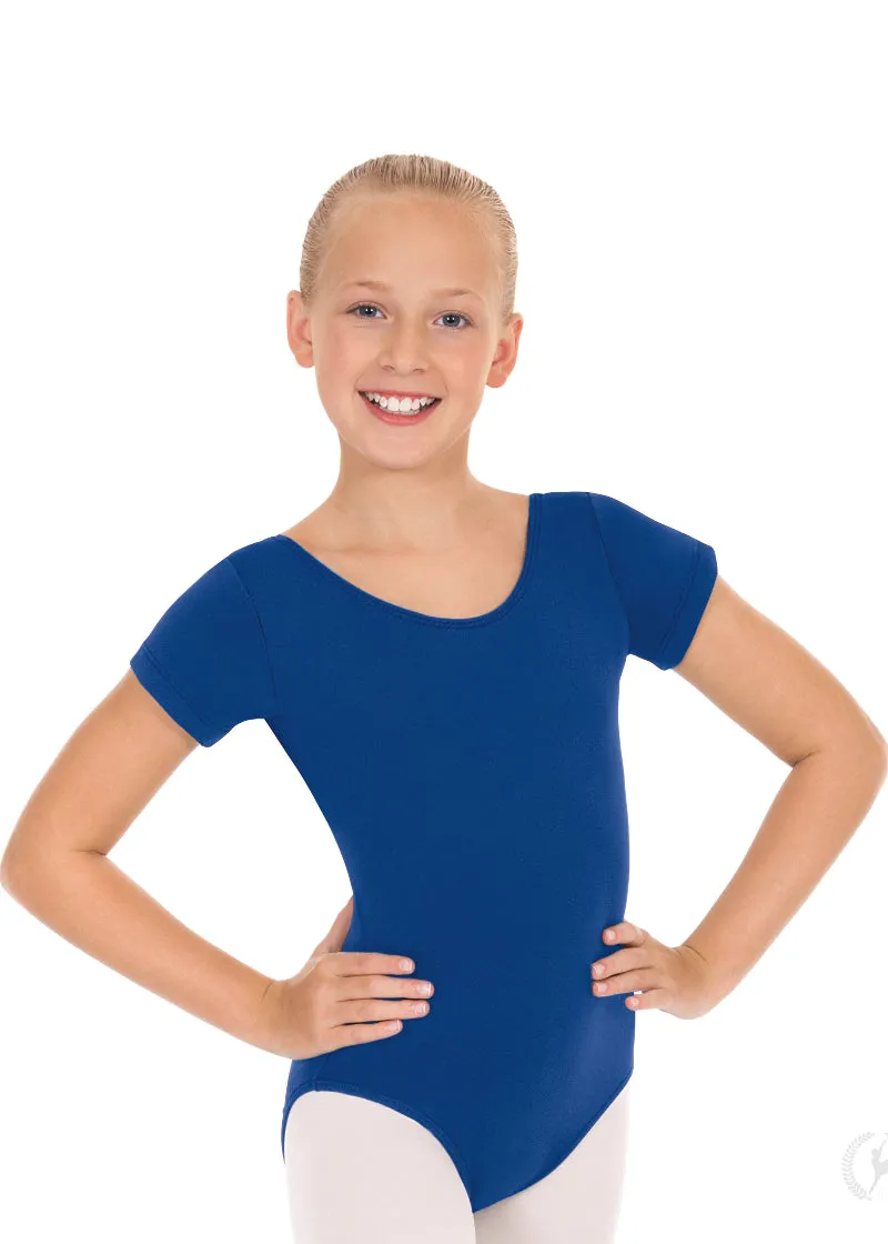 Eurotard Cotton Youth Short Sleeve Leotard