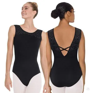 Eurotard Womens Velvet Couture V Back Leotard