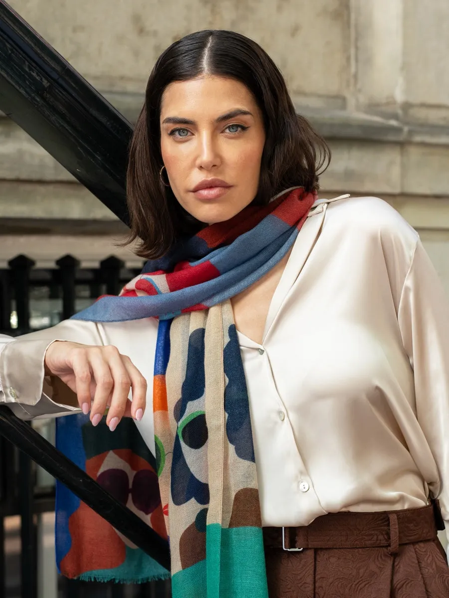 Evelina - soft and lightweight Italian scarf from premium wool