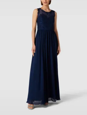 Evening dress with sequins Mascara, dark blue