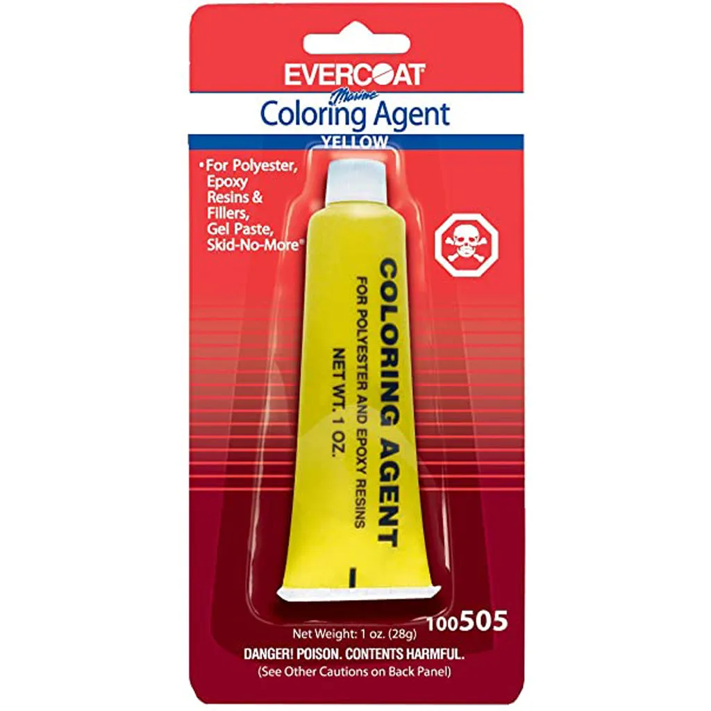 Evercoat Pigment Epoxy/Polyester-Yellow 1oz