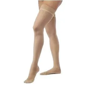 Eversheer Thigh-High with Grip-Top, 20-30, Medium, Long, Closed, Suntan