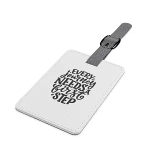 Every Journey Saffiano Polyester Luggage Tag, Rectangle