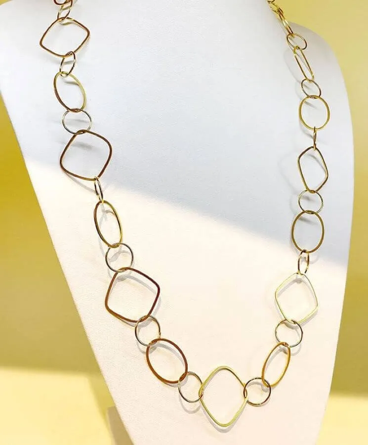 Everyday Gold Loop Long Necklace