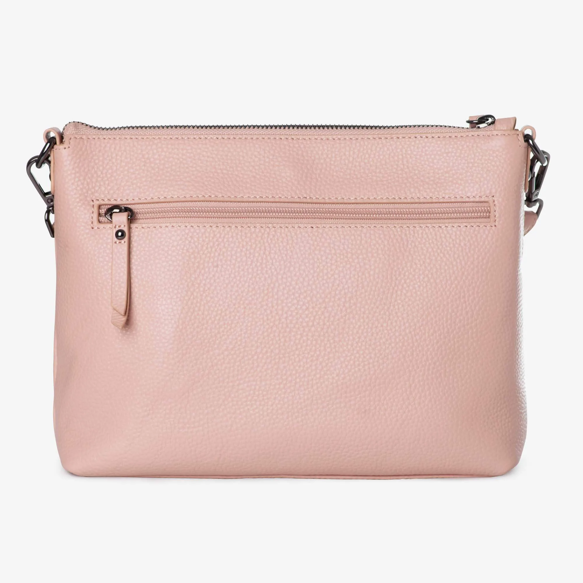 Everyday Leather Crossbody Bag - Blush