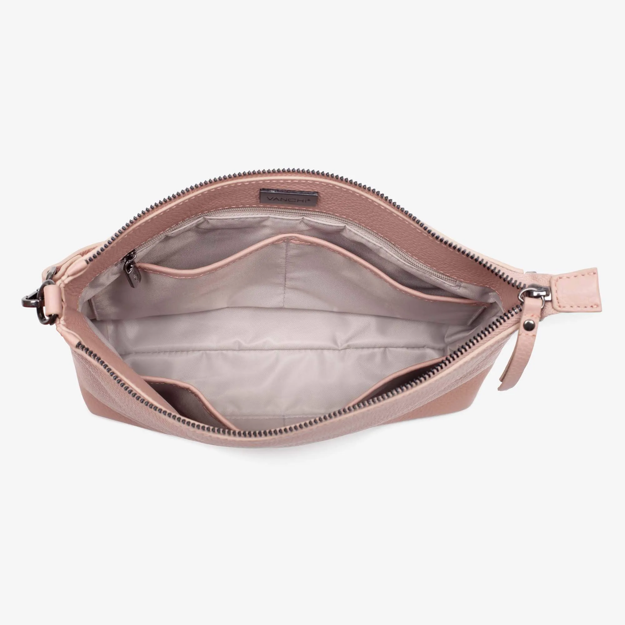 Everyday Leather Crossbody Bag - Blush