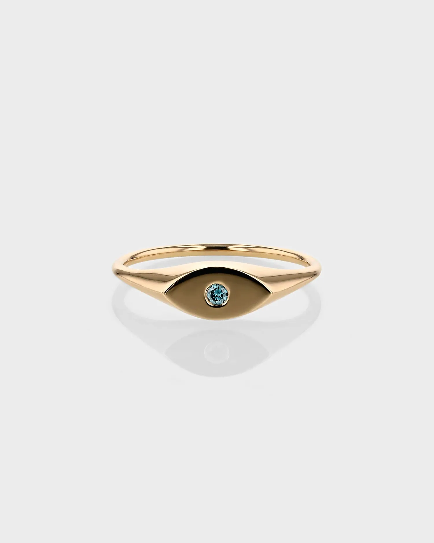 Evil Eye Signet Ring