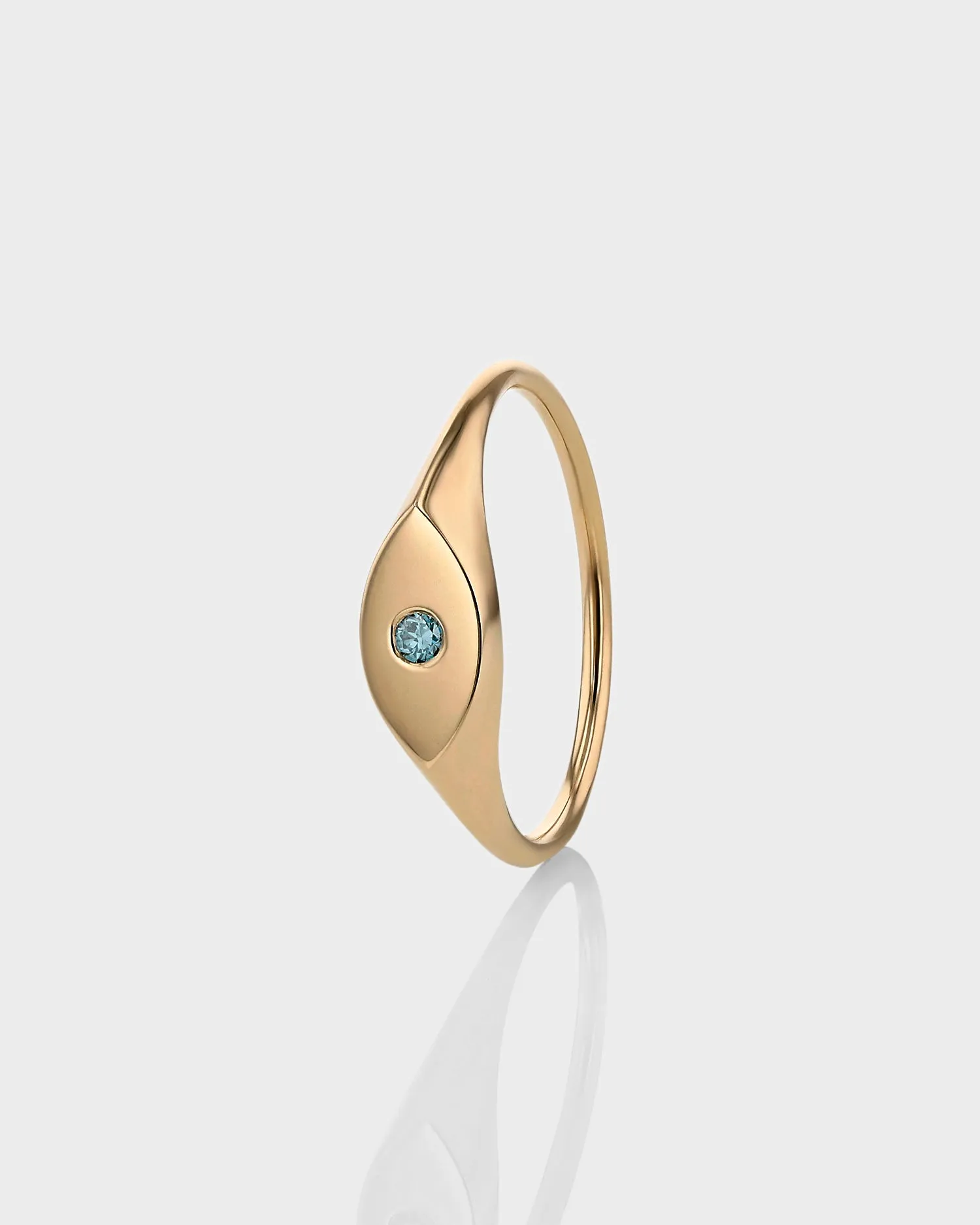 Evil Eye Signet Ring