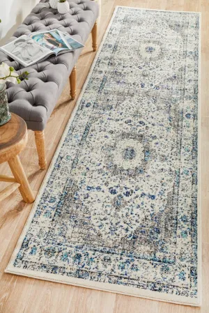 Evoke 251 Runner Rug (White) by Rug Culture