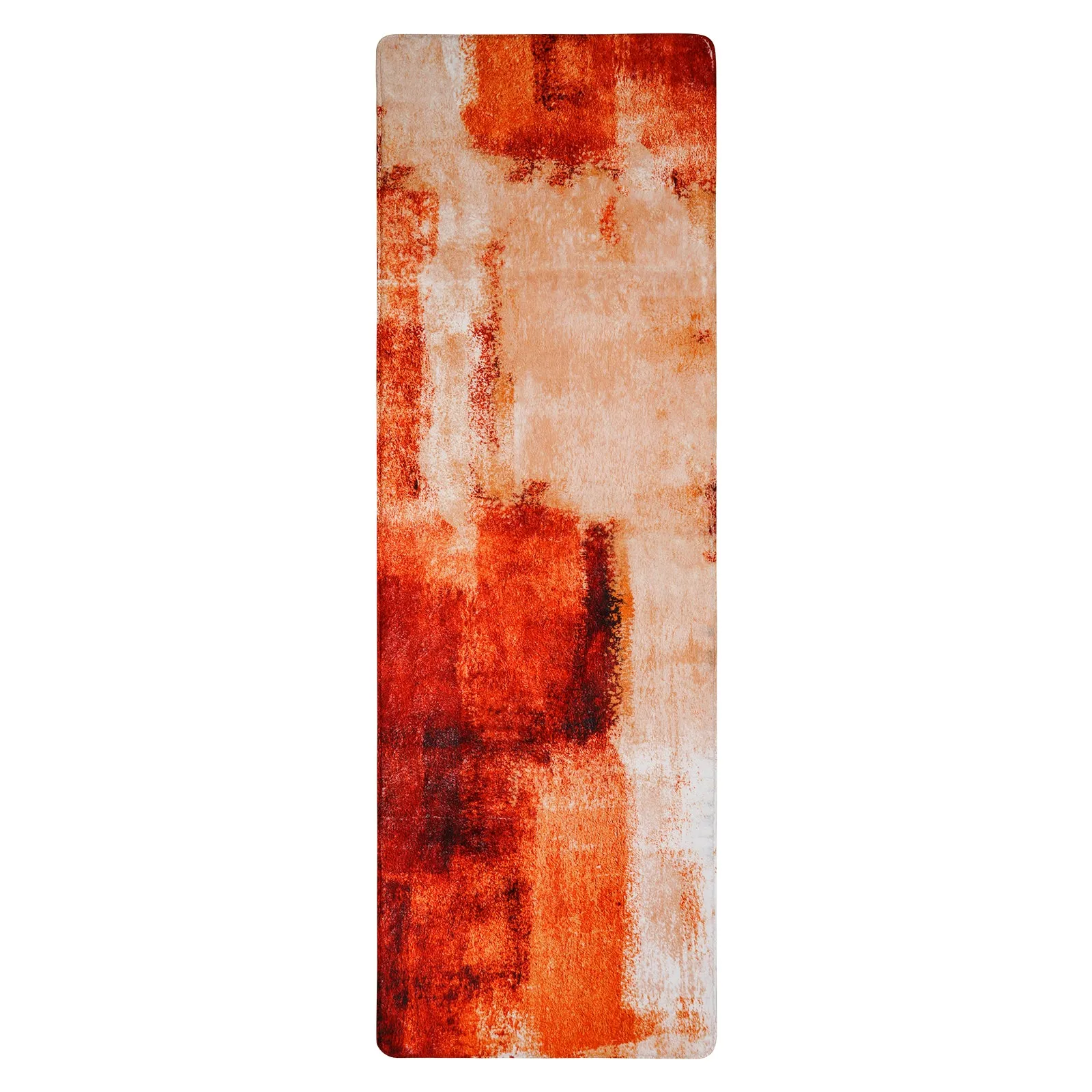 Evyn Modern Abstract Oil Painting Throw Area Rug