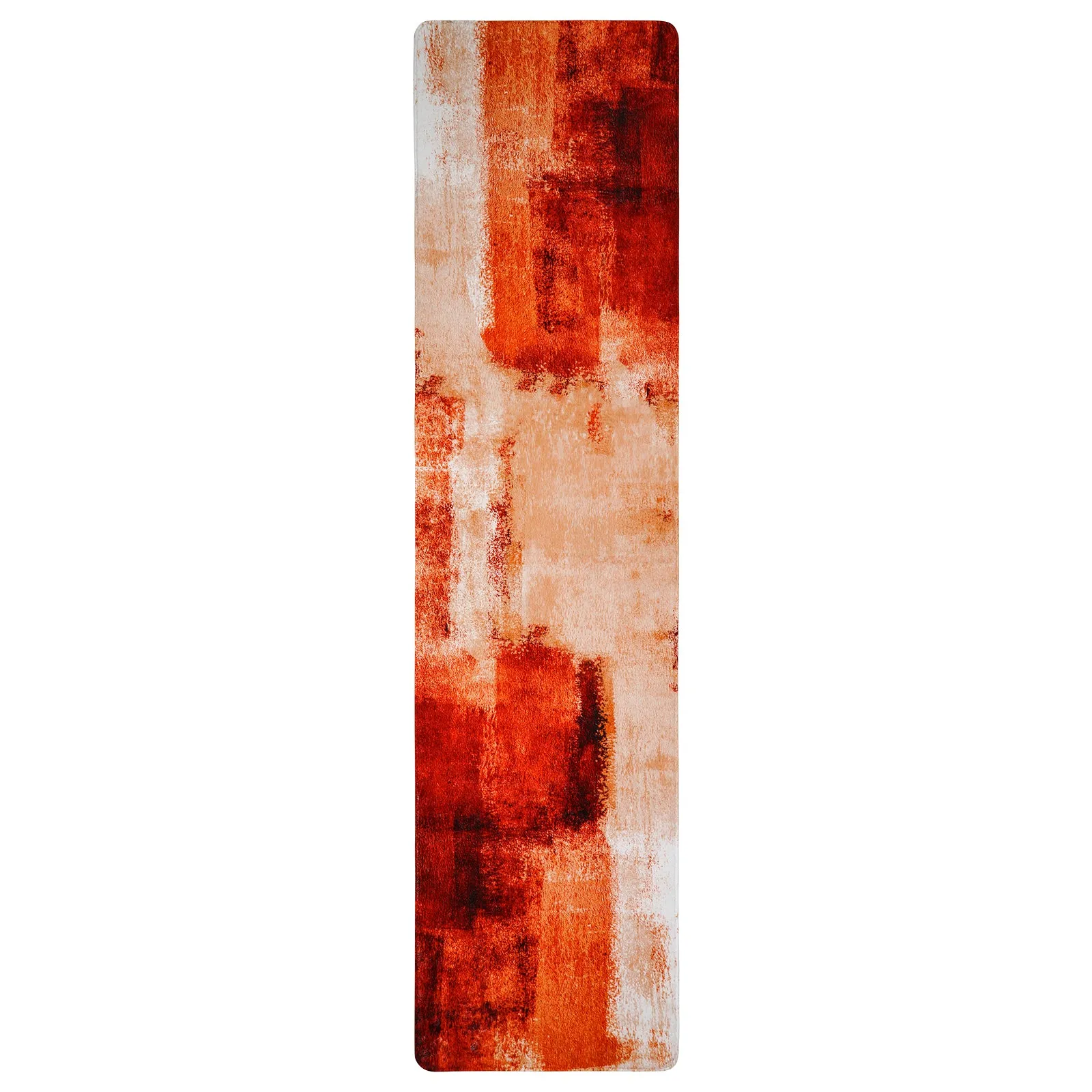 Evyn Modern Abstract Oil Painting Throw Area Rug