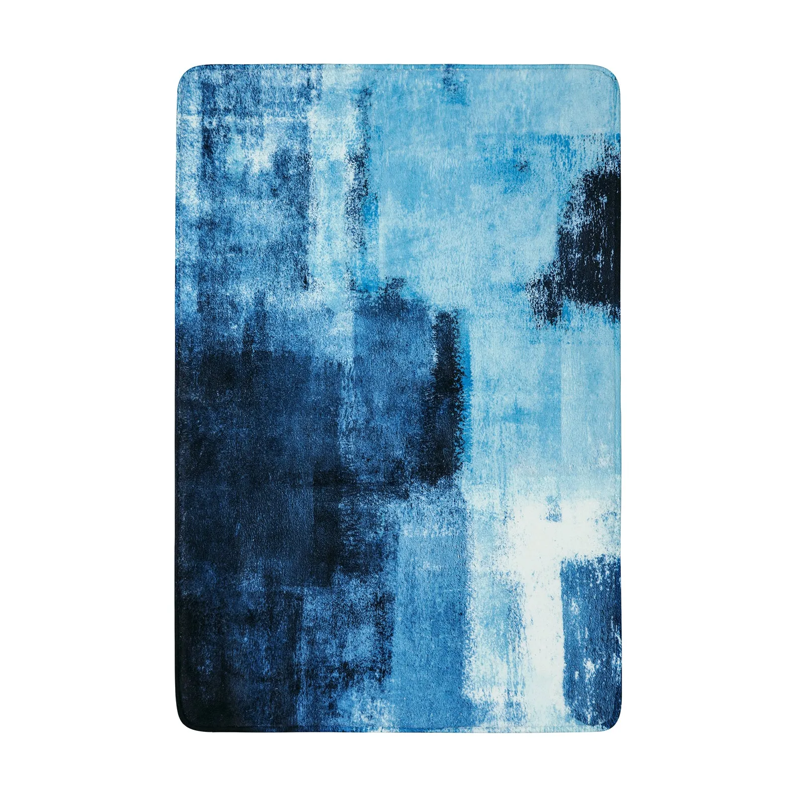 Evyn Modern Abstract Oil Painting Throw Area Rug