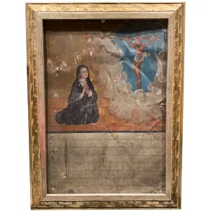 Ex Voto with Cristo Negro de Esquipulas / Black Christ of Esquipulas, Guatemala