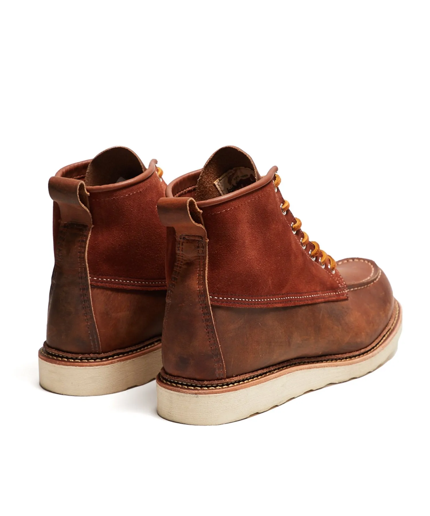 Exclusive Red Wing X Todd Snyder Moc Toe Boot in Copper