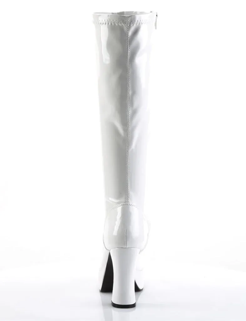 EXOTICA 2000 - WHITE STRETCH PATENT✰ PRE ORDER ✰