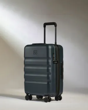 Expandable Cabin Suitcase in Indigo Blue - Icon Stripe