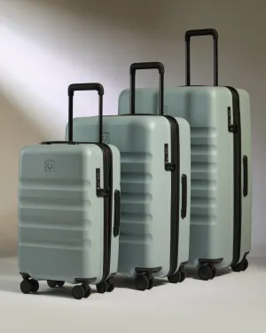 Expander Cabin Suitcase Set  in Mist Blue - Icon Stripe