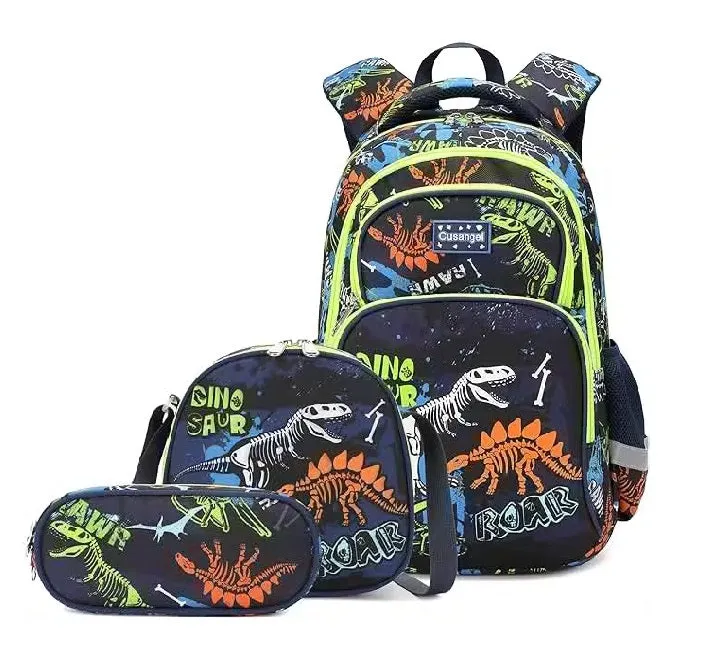 Explorer’s Delight Waterproof School Bag Combo - Backpack, Lunch Bag & Pencil Case