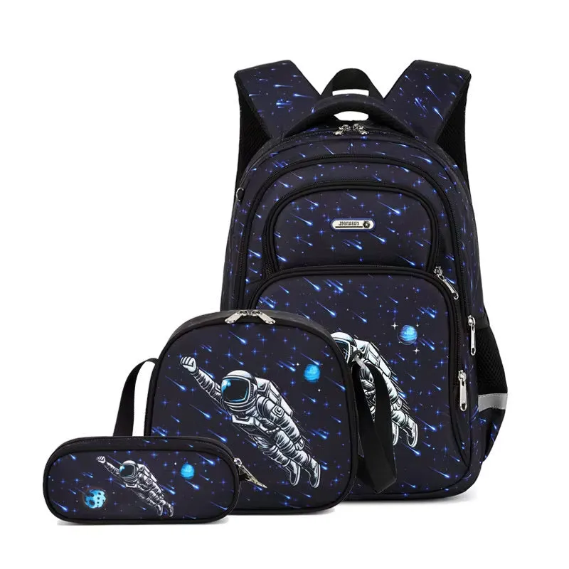 Explorer’s Delight Waterproof School Bag Combo - Backpack, Lunch Bag & Pencil Case