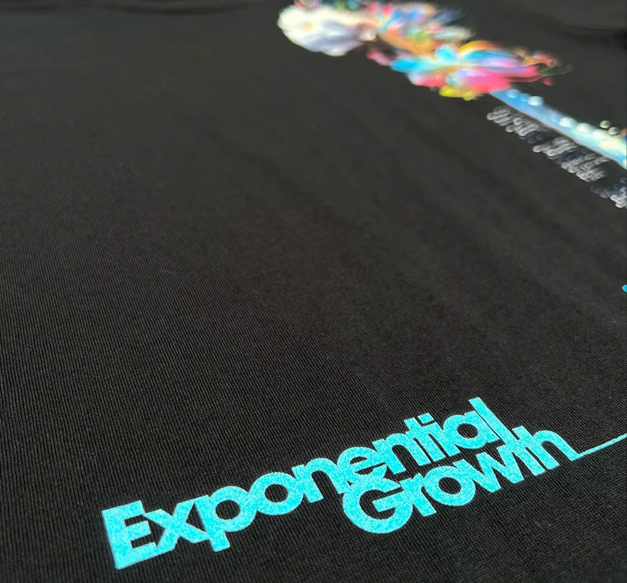 Exponential Growth Men's Long Sleeve T Black