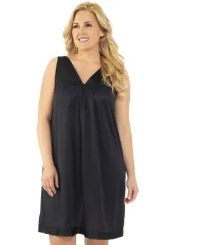 Exquisite Form Short Gown - Midnight Black