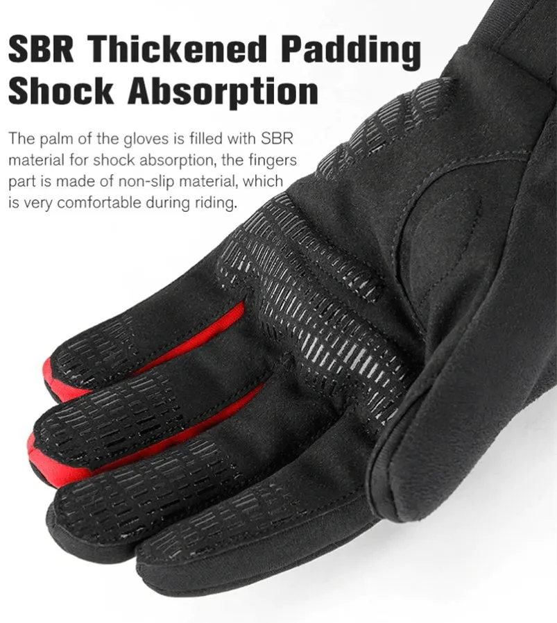 Extended Cycling Thickened Windproof Gloves for Men and Women - SF0403