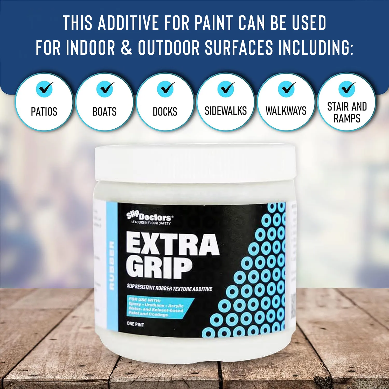 Extra Grip Rubber - Non-Slip Grit Additive for Paint