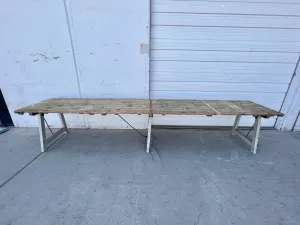 Extra Long French Oak Folding Dining Table